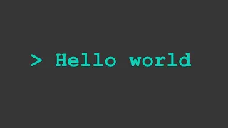 Hello World на 20-и языках программирования