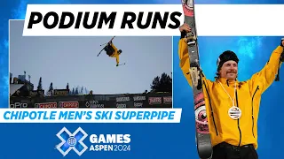 Chipotle Men’s Ski SuperPipe: Top 3 Runs | X Games Aspen 2024