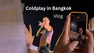 Coldplay concert in Bangkok vlog🪐| Music of the Spheres World Tour | hongzoju