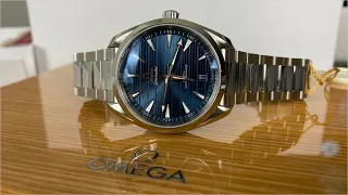 Omega Seamaster Aqua Terra Review Blue Dial | The Perfect Mens Stainless Steel Sports Watch