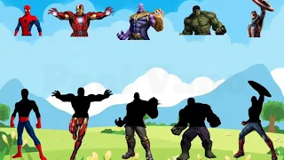 JANGAN NYESEL LOH⁉️ TEBAK GAMBAR SUPERHERO SPIDERMAN, IRONMAN, THANOS, HULK & CAPTAIN AMERICA