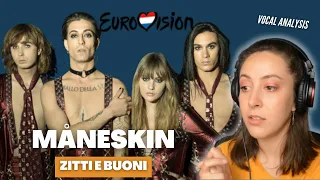 MÅNESKIN Zitti E Buoni (Eurovision 2021) | Vocal Coach Reacts | Jennifer Glatzhofer