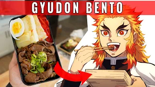 I FINALLY MADE The Gyudon (Beef) Bento from Mugen Train!