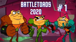 Battletoads 2020 прохождение #1. Старички снова в деле