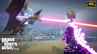 Shin Godzilla Vs King Ghidorah (GTA V Mods)