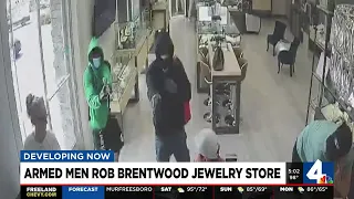 Armed men rob Brentwood jewelry store