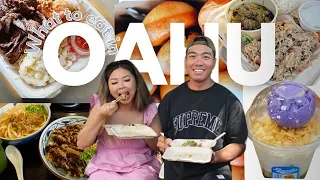 What to EAT in Oahu, Hawaii! Food Tour 😋🍧🔥