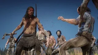 NATIVE AMERICAN Fights ZOMBIES in Red Dead Redemption 2 PC ✪ Vol 12