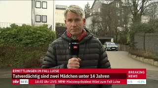 LIVE: Pressekonferenz zu den Ermittlungen im Fall Luise