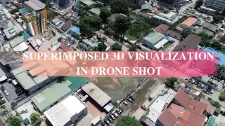 3D Architectural Visualization - Superimpose In Drone Shot