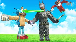 We Destroy Batman with Creepy Sonic Characters in Animal Revolt Battle Simulator Multiplayer!