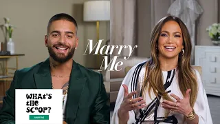 Jennifer Lopez and Maluma Talk Working Together in The Movie and Soundtrack for "Marry Me" - mitú