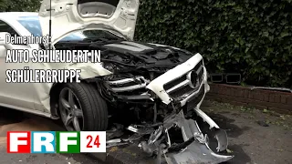 Delmenhorst: Auto schleudert nach Unfall in Schülergruppe - Mehrere Verletzte