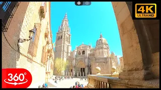 Toledo, España 🇪🇸 Catedral Primada de Toledo, España 4k ultra hd - vr video