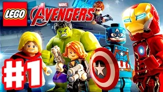 LEGO Marvel's Avengers - Gameplay Walkthrough Part 1 - Captain America, Iron Man, Thor, Hulk! (PC)