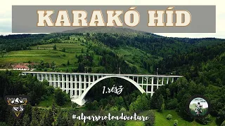 A lóvészi Karakó híd - Románia és Erdély legnagyobb vasbeton vasúti hídja #alparsmotoadventure