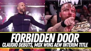 Claudio Debuts, Mox Wins Interim Title | AEW X NJPW Forbidden Door Review & Highlights