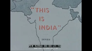 "THIS IS INDIA: DELHI OLD AND NEW"  1951  DELHI, INDIA TRAVELOGUE  PRESIDENT RAJENDRA PRASAD 92964