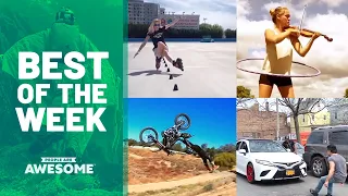 Best of the Week: Slalom Skating & Barbell Handstands | People Are Awesome