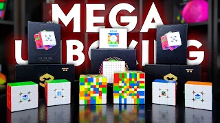 Mega Unboxing | Diansheng 10x10 M, 8x8 M, MoreTry 3x3, RS3M y Meilong Mods 👑