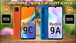 Xiaomi Redmi 9C vs Xiaomi Redmi 9A || Comparison [ Full Specifications ]