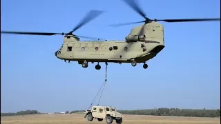 Chinook's Amazing sling load operation