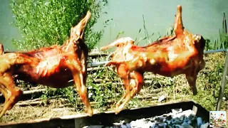 Как Приготовить КОЗЛЁНКА на ВЕРТЕЛЕ / How to Cook a GOAT on a SPIT _ Full-HD.mp4