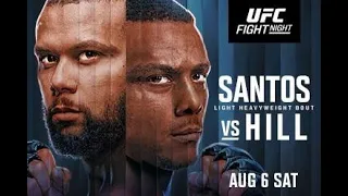 UFC Fight Night: Santos vs Hill FULL Card Predictions, Breakdowns, Picks, and Analysis