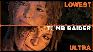 Shadow of Tomb Raider Graphics Comparison - Lowest vs Ultra