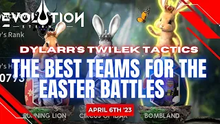 The Best Teams for the Easter Battles | Running Lion & Bombland | Eternal Evolution