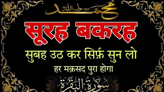 Surah baqarah सुबह उठ कर सिर्फ़ सुन लो | Surah baqarah (fast) recitation | سورۃ بقرہ کی تلاوت |