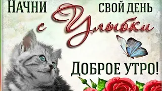 Просто улыбнись! С добрым весенним утром! 🌷👍/ Good morning! Smile! / Добрий ранок! Посміхнись!