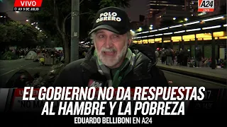 "El gobierno no da respuestas al hambre y la pobreza" // Eduardo Belliboni