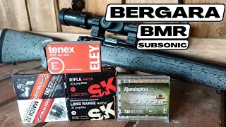 22LR Subsonic Ammo Test - Bergara BMR