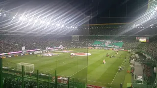 Sporting CP 2 vs 1 Vitória FC - Entrada dos Jogadores
