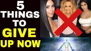 5 Things to Give Up to Raise Your Vibration INSTANTLY (law of attraction)