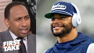 Stephen A. isn’t for the Cowboys paying Dak Prescott less money | First Take