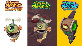 Dawn Of Fire Vs My Singing Monsters Vs The Lost Landscapes | Redesign Comparisons