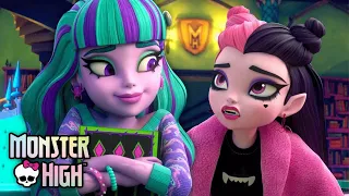 Draculaura zaprasza Twylę na straszynocowanie! | Nowy serial animowany Monster High