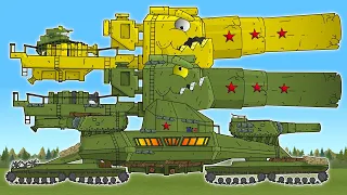 DORA USSR - Triumph of the Strongest Tank of All Time and People - Cartoons about tanks