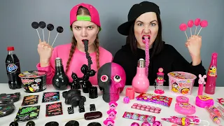 Pink VS Black Food Challenge 컬러 챌린지 by Pico Pocky