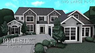 Bloxburg: Realistic Home (part-1)| House Build| Roblox| NO LARGE PLOT