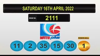 NLCB Lotto Plus Online Draw Results Saturday 16th April 2022