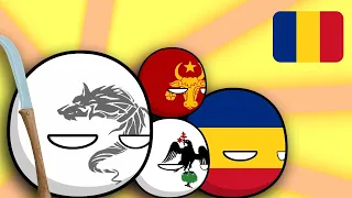 History of Romania with Countryballs