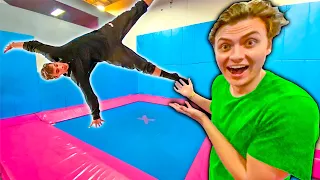 BEST BACKFLIP WINS!! (TRAMPOLINE PARK)