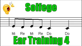 Call and Response Solfege Song 4 of 5 from Exercises for Ear Training