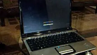 hp dv2000 black screen