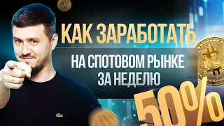 Как заработать 50% на спотовом рынке за неделю