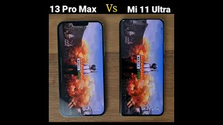 Mi 11 Ultra Vs iPhone 13 Pro Max Speed Test #shorts