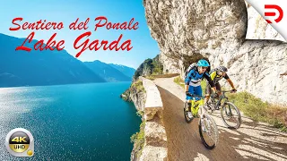 Sentiero del Ponale - Lake Garda | Descending The Bike & Pedestrian Mountain Path to Riva | 4K